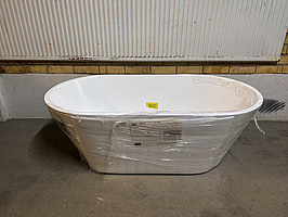 BADKAR RIVA FLORIDA FRISTÅENDE VIT 150 CM