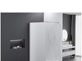 DUSCHVÄGG NORTIQ BERGEN FROSTAT GLAS 100CM