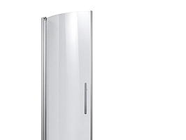 Duschdörr Camargue, rundad, 70 cm, klarglas