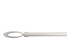 5 st. GARDINSTÅNG DB BOSTON 120-210 CM VIT