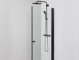 DUSCHDÖRR SUNWIND, KIARA ENKEL 90CM SVART