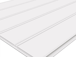 26,39 kvm TAKPANEL MOELVEN REGINA PÄRLSPONT VIT 6X405X2435MM