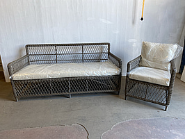 Soffa och fåtölj Sunfun, Björknäs