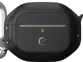 2 st. AirPods-fodral Keybudz, waterproof carbon black