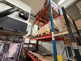 EAB Pallställage, 7 st gavlar, 30 st bärbalkar