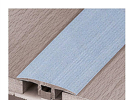 10 st. Övergångsprofil Logoclic, 303 silverfärgad tvådelad 90x3,4 cm