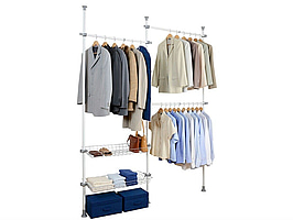 HYLLSYSTEM WENKO HERKULES TELESKOP DUO VIT 165-300CM