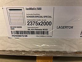 Garageport Isomatic 500 Special, 2375x2000, vit