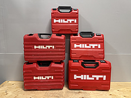5 st tomma maskinlådor Hilti