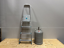 Trappstege & gasoltub