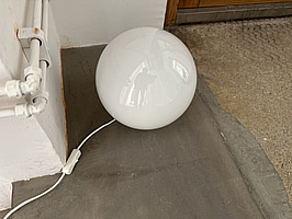 Lampa rund, Ikea Fado