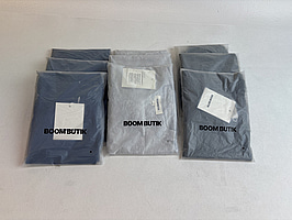 9 st. Tshirt BoomButik, blandade färger, unisex, stl. XL