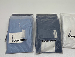 8 st. Tshirt BoomButik, blandade färger, unisex, stl. XXL