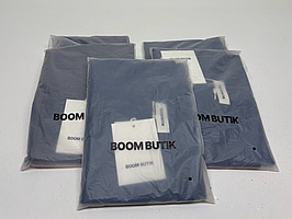 5 st. Tshirt BoomButik, blandade färger, unisex, stl. L
