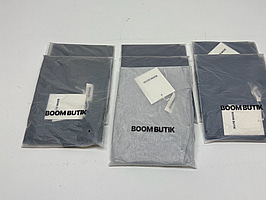 7 st. Tshirt BoomButik, blandade färger, unisex, stl. XXS