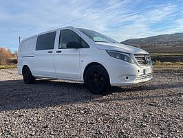 Skåpbil Mercedes Benz Vito -2015, vit, mixto, nya dubbdäck