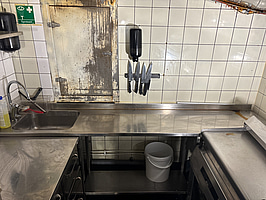 Diskbänk, rostfri