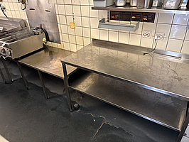 2 st. Rostfria bänkar