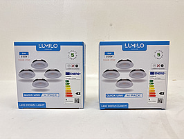 2 st. 4-pack LED-lampor Lumilo, Totum N 2700k, Quick Link