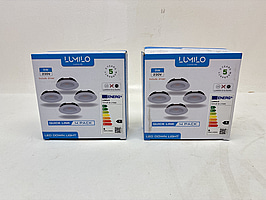 2 st. 4-pack LED-lampor Lumilo, Totum W 2700k, Quick Link