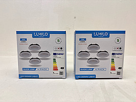 2 st. 4-pack LED-lampor Lumilo, Totum W 2700k, Quick Link