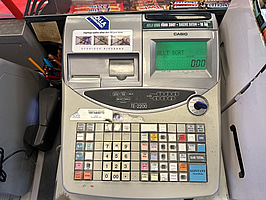 Kassaapparat CASIO ELECTRONIC CASH REGISTER, TE-2200