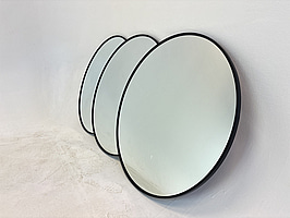 3 st. Speglar, runda