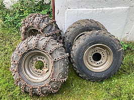 Hjul, ca 18 styck, bland annat till terrängbil, ATV, Volvo