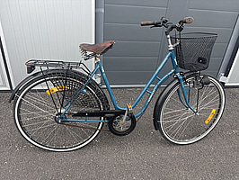 Damcykel Skeppshult med Brooks lädersadel