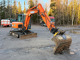 Bandgrävare Doosan DX62R -2014