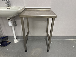 Rostfri bänk | 50x43x78 cm