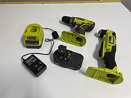 Borrmaskin & Vinkelskruvdragare Ryobi 18V med laddare