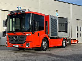 TMA-bil Mercedes-Benz Econic 1827 4x2 -2021 | Hiab-kran