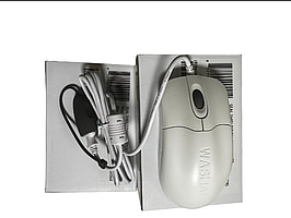 3 st. Mus SEAL SHIELD Silver Storm, vit, USB