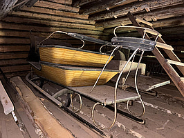 Hästsläde antik