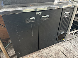 Kylskåp Oprema SARA 1180, inkl. rostfri bänk