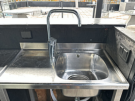 3 st. Bänk i rostfritt