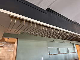 Glashållare, 6 st. sektioner