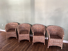 4 st. Rottingfåtöljer Artwood
