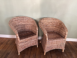 2 st. Rottingfåtöljer Artwood