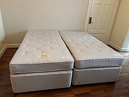 Dubbelsäng inkl. Bäddmaddrass