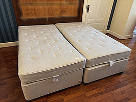 Dubbelsäng inkl. bäddmadrass, Hypnos