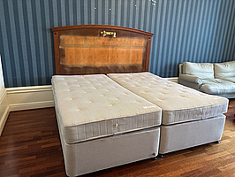 Dubbelsäng inkl. bäddmaddrass