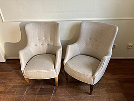 2 st. Fåtöljer, begie