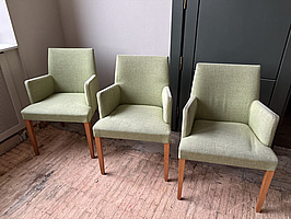 3 st. Stolar, gröna