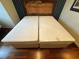 Dubbelsäng inkl. bäddmadrass