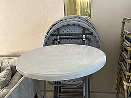 8 st. fällbara ståbord