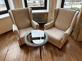 2 st. Fåtöljer inkl. soffbord