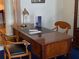 Skrivbord inkl. 2 st. stolar - Från Sintrasviten på Grand Hotel Saltsjöbaden, rum 416