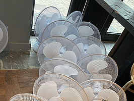 13 st. Fläktar, olika modeller och storlekar